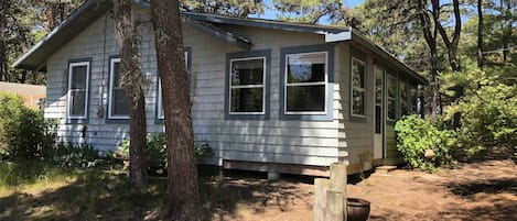 Front view of cottage