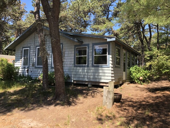 Front view of cottage