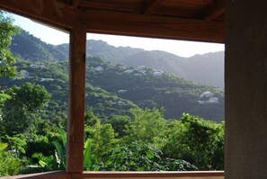 View looking South into the hills of Coral Bay