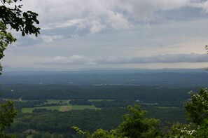 View from rocking chair deck