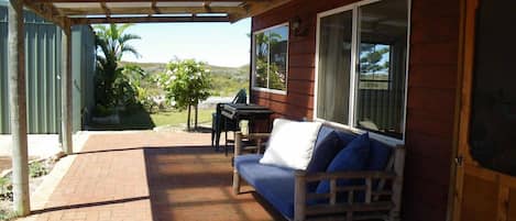 The Beach House, front porch