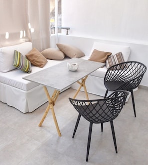 Sofas at the balcony