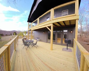 MASSIVE newly renovated deck!