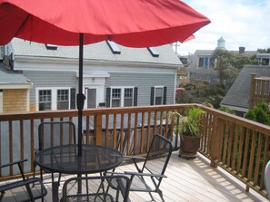 2nd floor deck with outdoor furniture