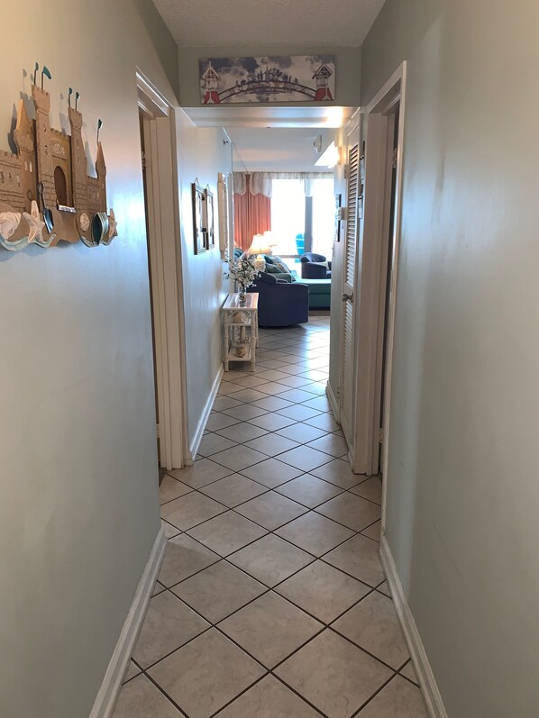 Foyer entry to condo
