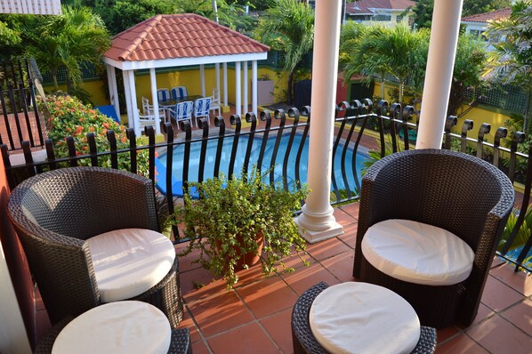 One of the front bedroom balconies with amazing views