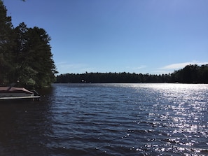 View of Watersmeet Lake from dock