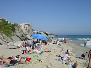 Cress St Beach only steps away.