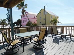 Your deck off the lving room
