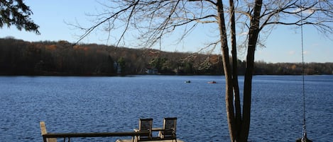 Private dock with Best views of Arrowhead Lake!