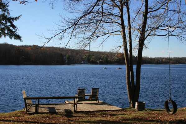 Private dock with Best views of Arrowhead Lake!