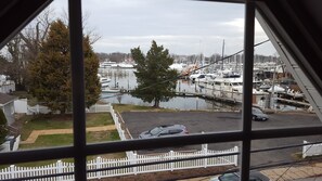 View of Back Creek from our top floor. 