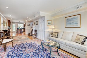 Downstairs livingroom to kitchen.