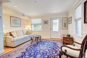 Downstairs livingroom to front door.