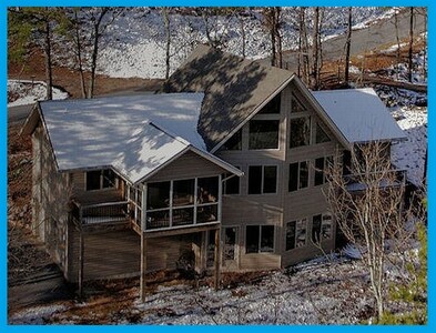 POOL TABLE; FOOSBALL TABLE; SCREENED IN PORCH; TOP OF THE MOUNTAIN 