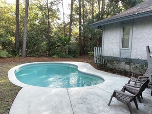 Pool can be heated