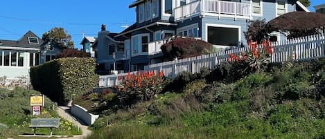 Historic house with amazing views steps from the beach
