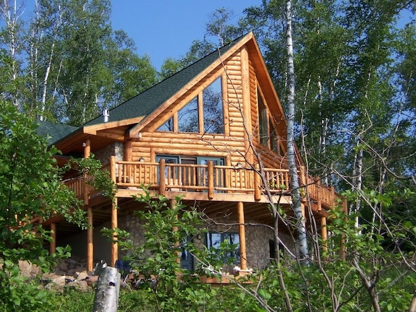 Front of Log Cabin