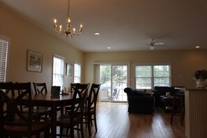 Open Dining and Living room area