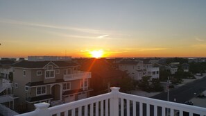 Rooftop sunset