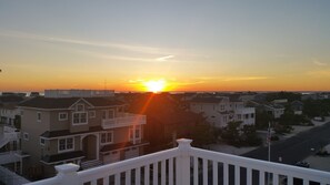 Rooftop sunset