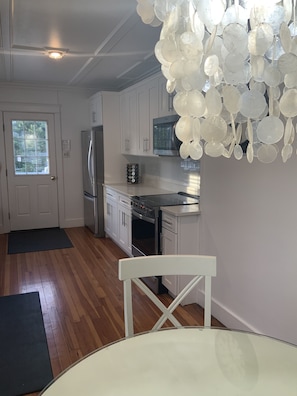 Beach House Kitchen featuring an eat in kitchen dining area.