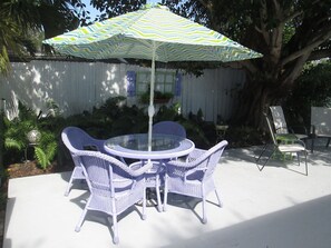 Patio with grill