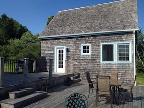 View of adjacent cottage from main deck.