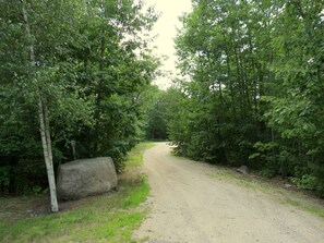 Driveway to the house