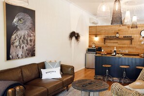 Kitchen and Living Room