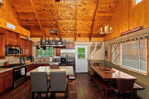 Kitchen door to back yard. 