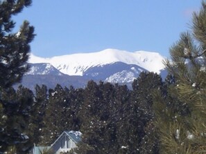 View of Wheeler Peak from the deck