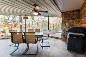 Covered Deck on the Lower Level