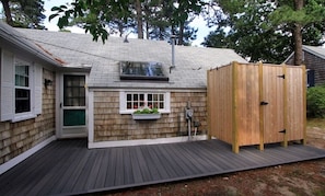 Back Deck With Outdoor Shower