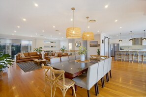 Dining and open plan living