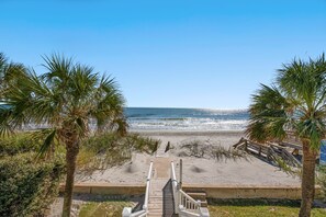 Just over the private walkway you will find one of the best beaches around!