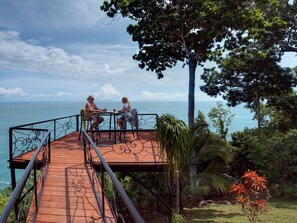 The observation deck, a perfect place to enjoy the sunrises and sunsets