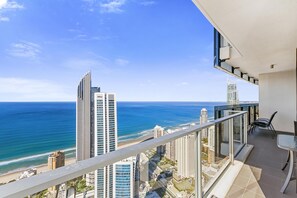 Large balcony with the ocean view