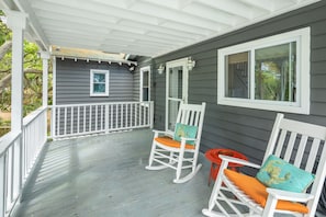 Covered front porch