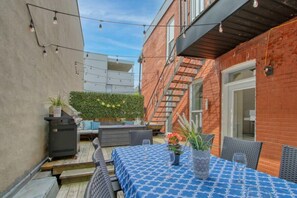 Your own private patio with BBQ (gas provided)!