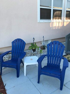 Outside sitting area