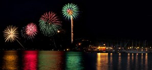 July 4th view from balcony