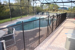 Pool with  Child Safety Fence/ Pool Door Alarms