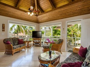 Upstairs living room area