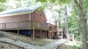 Rear of House with Deck