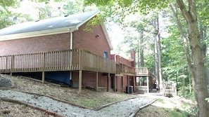 Rear of House with Deck