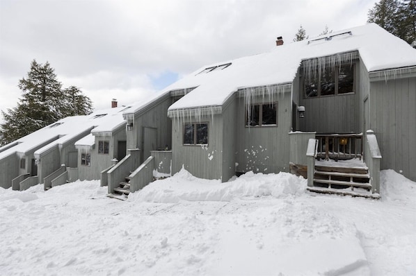 Outside of Condo in Winter