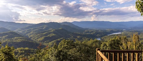 Views of the Smoky Mountains greet you from every room in the Cabin!