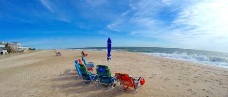 This is a shot of our beach in mid-late August