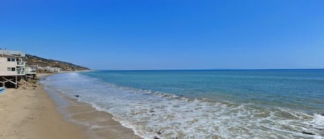 Beautiful views and dry sandy beach